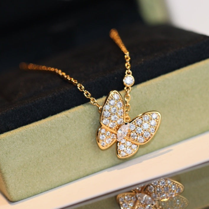 Van Cleef & Arpels BUTTERFLY DIAMOND NECKLACE