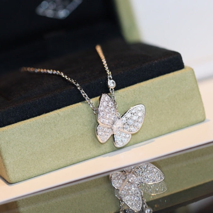 Van Cleef & Arpels BUTTERFLY DIAMOND NECKLACE