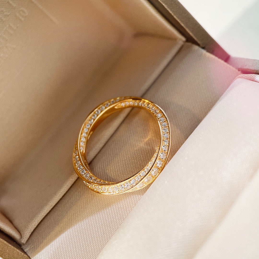 TIFFANY SPIRAL DIAMOND RING