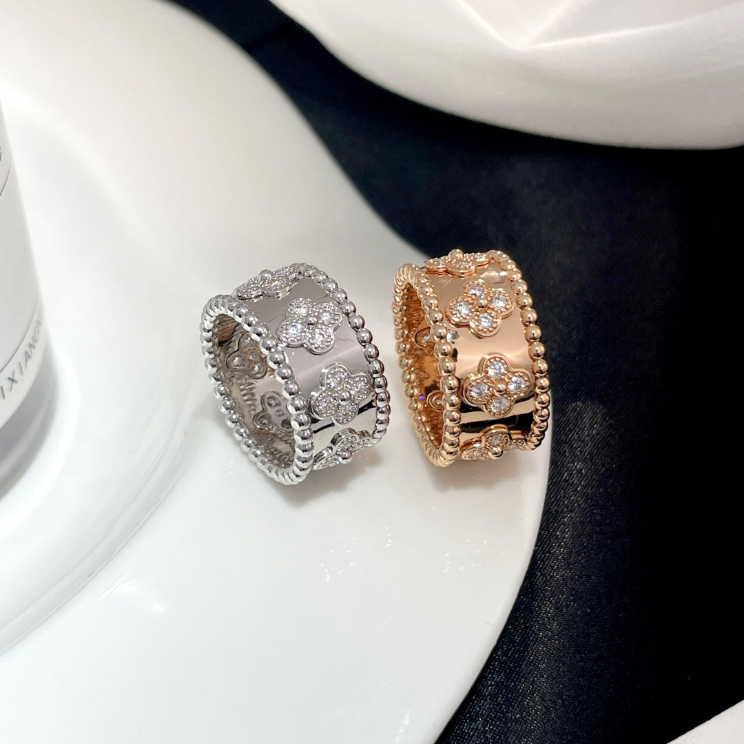 Van Cleef & Arpels PERLEE DIAMOND LARGE RING