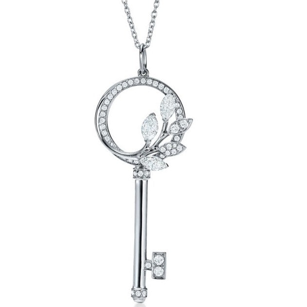 TIFFANY VICTORIA KEY DIAMOND NECKLACE
