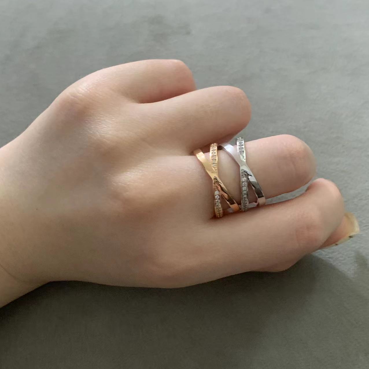 TIFFANY ATLAS X DIAMOND RING