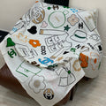 CHANEL 25S SCARF 135 CM IN CASHMERE SILK 943655