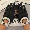 CHANEL GLOVES IN BLACK SHEEPSKIN 463848