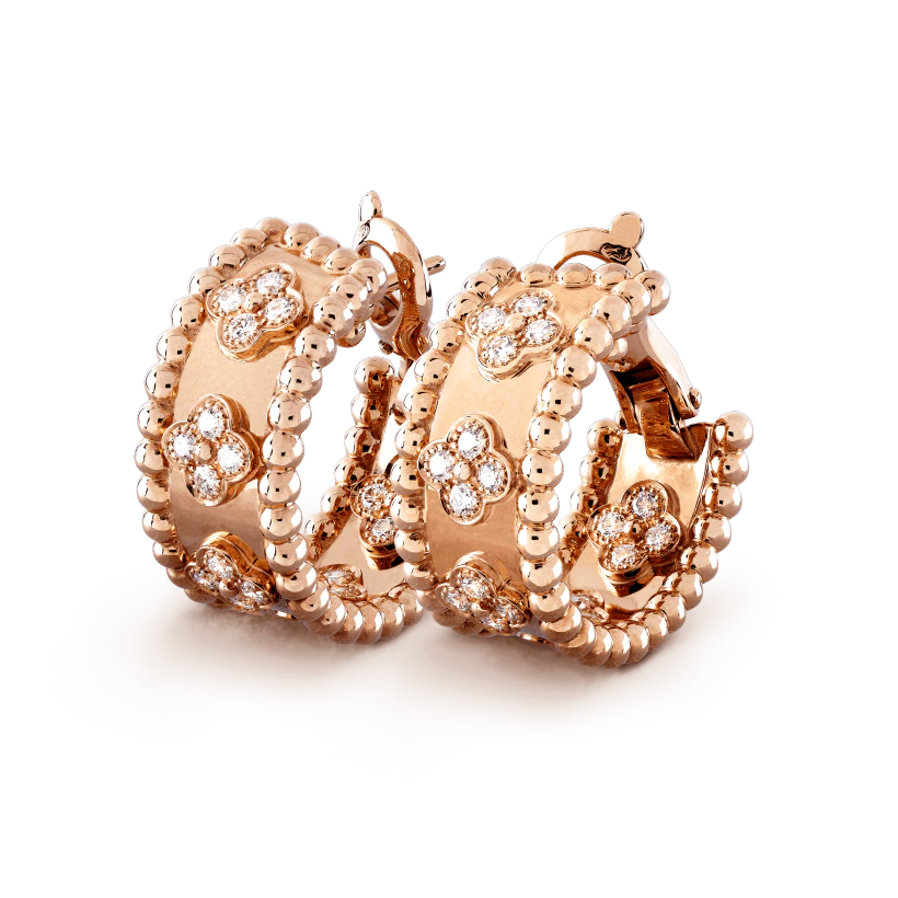 Van Cleef & Arpels PERLEE DIAMOND EARRINGS