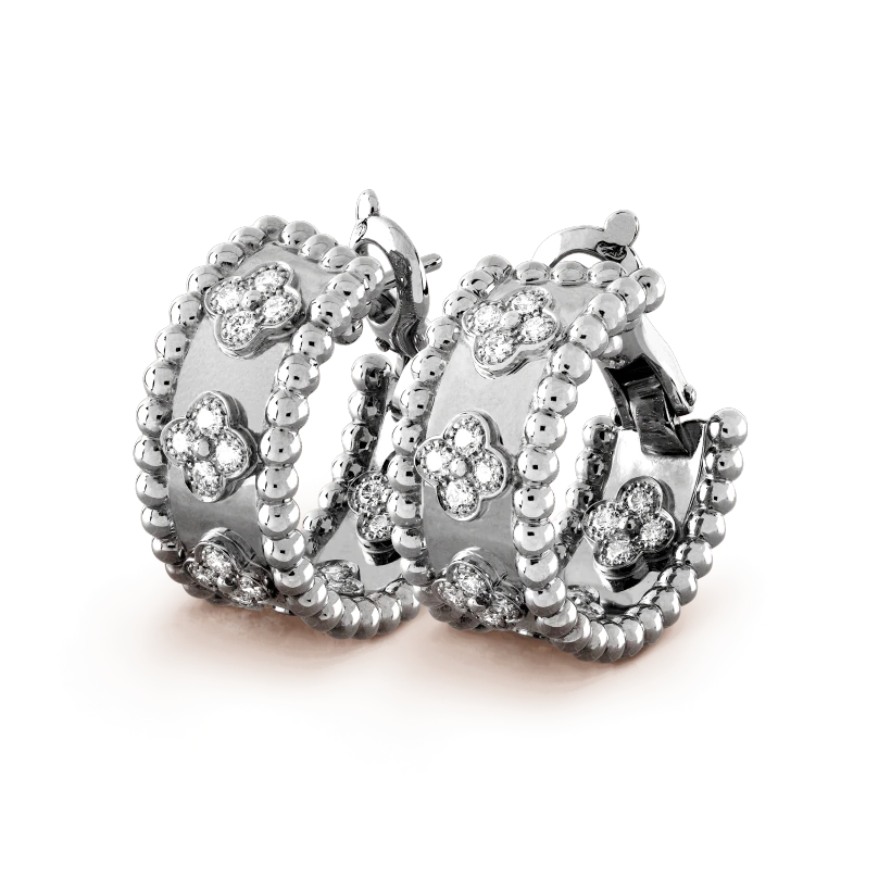 Van Cleef & Arpels PERLEE DIAMOND EARRINGS